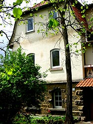 Frontansicht des Hauses